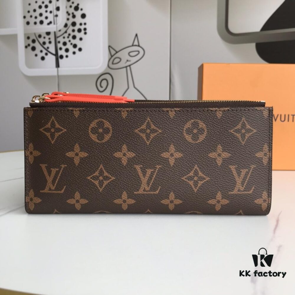LV61269 Brand - Adele Wallet in Monogram Canvas with Colorful Leather Lining