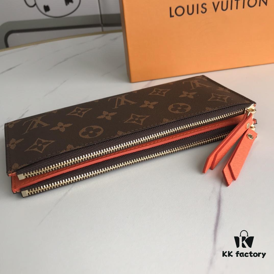 LV61269 Brand - Adele Wallet in Monogram Canvas with Colorful Leather Lining