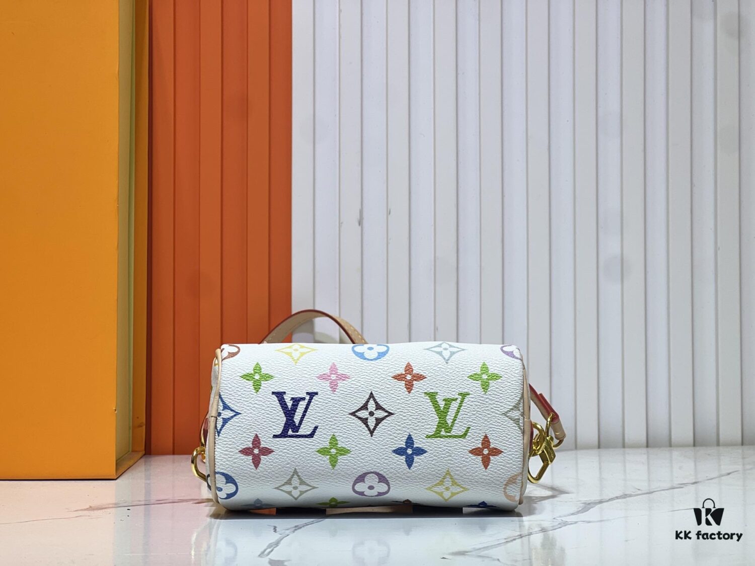 Upgraded Original M13391 M13406 M81085 LV x Murakami Collaboration Nano Speedy in Black Tricolor and White Tricolor