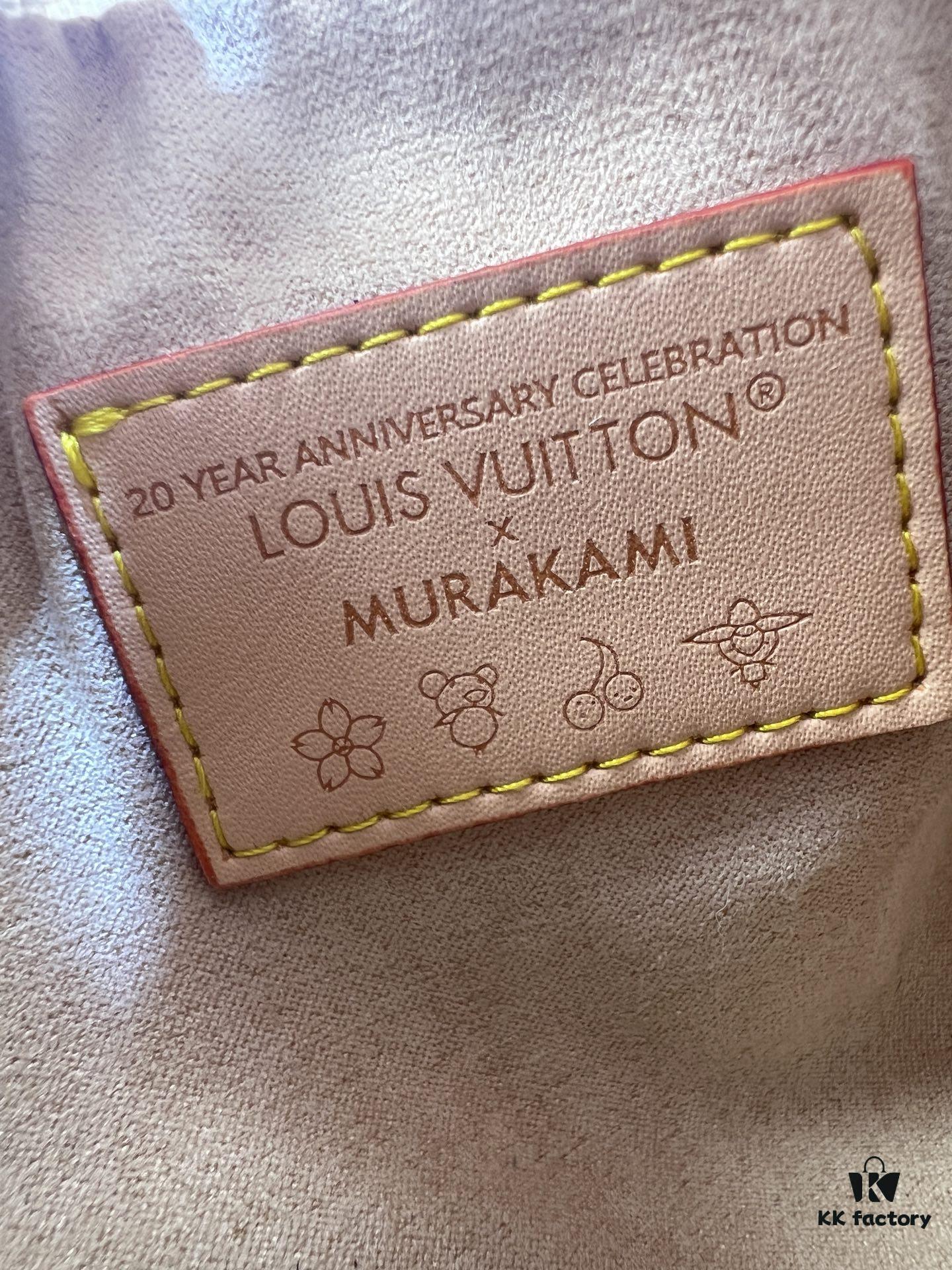 Upgraded Original M13391 M13406 M81085 LV x Murakami Collaboration Nano Speedy in Black Tricolor and White Tricolor