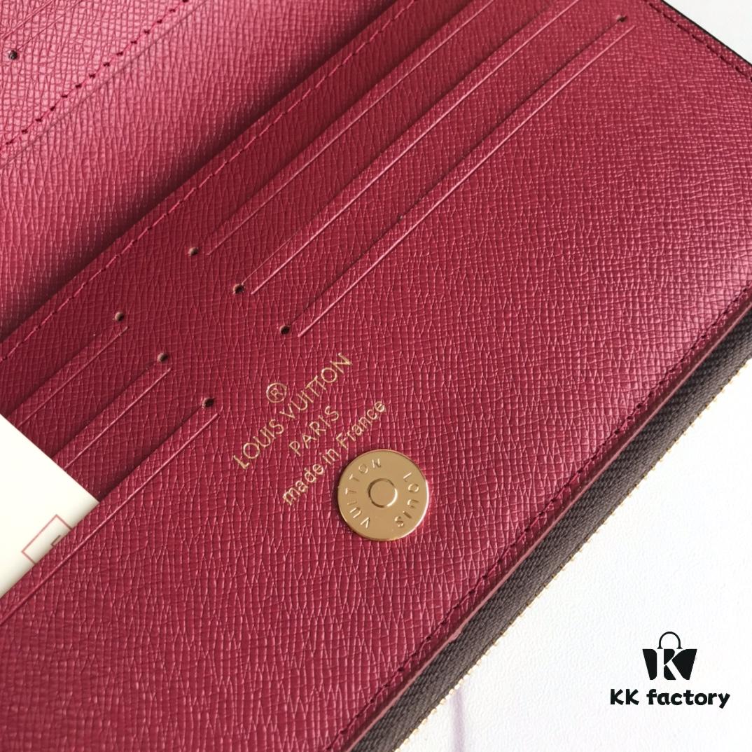 LV61269 Brand Adele Wallet in Monogram Canvas with Colorful Leather Lining