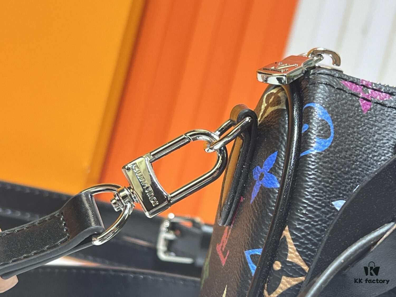 Upgraded Original M13391 M13406 M81085 LV x Takashi Murakami Nanospeedy Multicolor Black and White Handbag