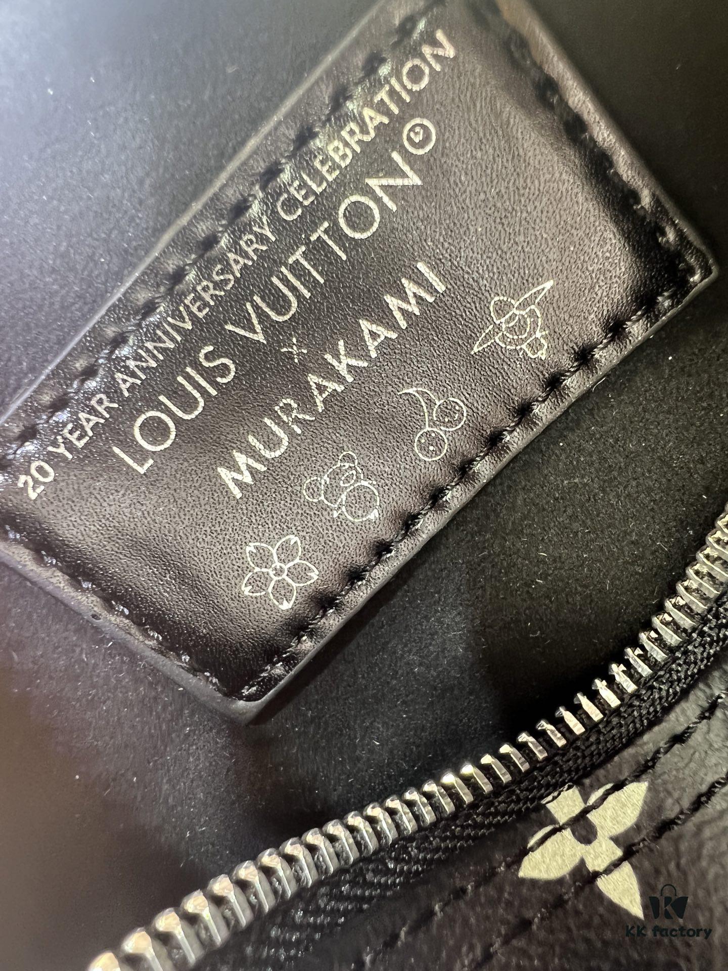 Upgraded Original M13391 M13406 M81085 LV x Takashi Murakami Nanospeedy Multicolor Black and White Handbag