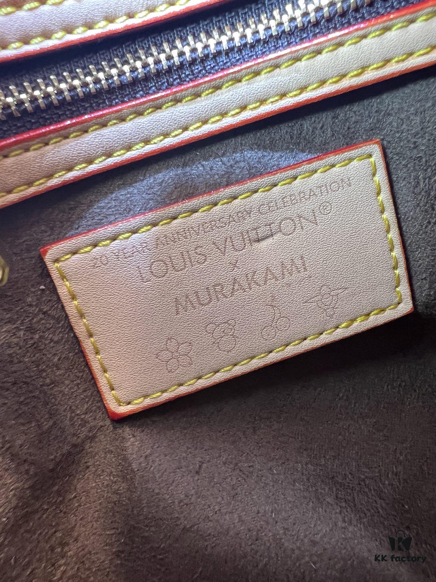 Upgraded Original M13805 M13257 M40390 LV x Murakami Collaboration Nano Speedy Bag