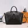 Authentic Top-Grade Embossed Monogram Boétie Mini Zip Tote M45986 & Large Size M45987 - Dual-Sided Color-Changing Yellow Leather