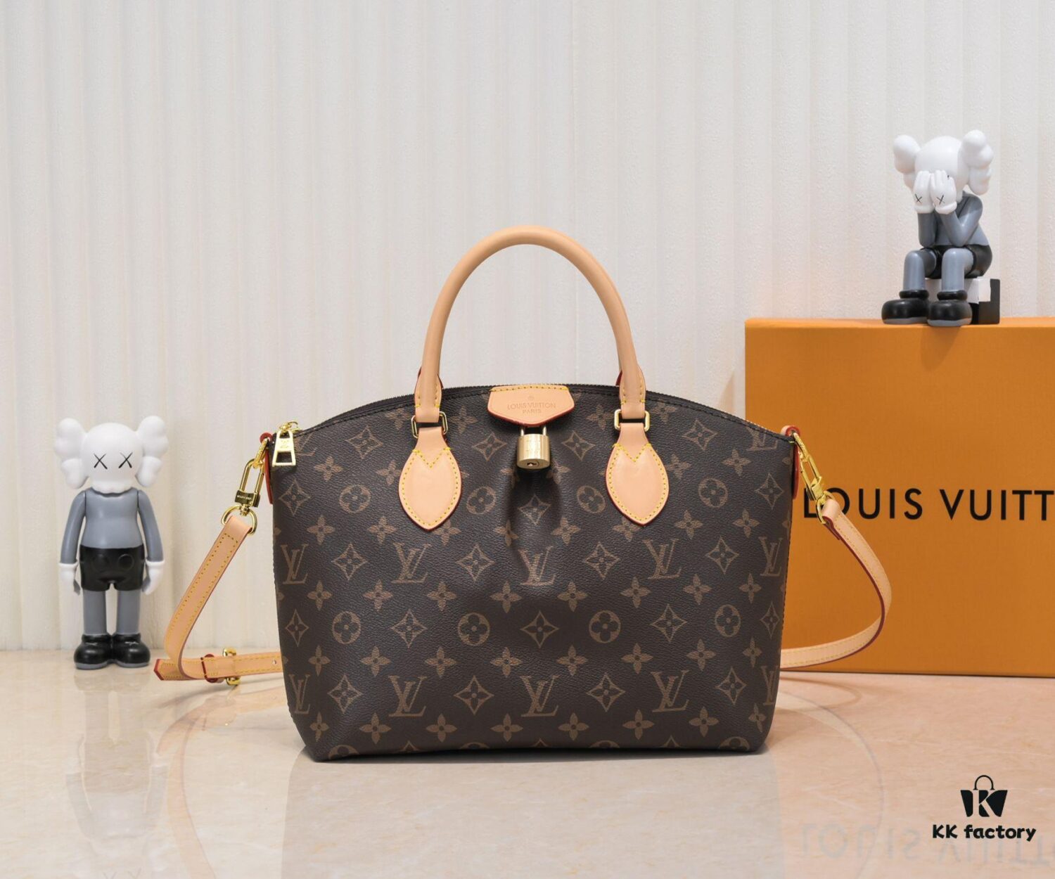 Top-Quality Original Boétie Small Zip Tote Bag in Monogram Canvas with Leather Trims