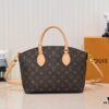 Top-Quality Original Boétie Small Zip Tote Bag in Monogram Canvas with Leather Trims