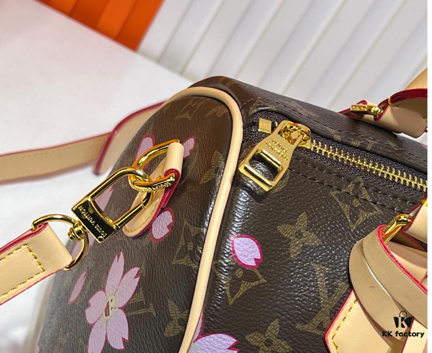 Upgraded Original M13805 M13257 M40390 LV x Murakami Collaboration Cherry Blossom 🌸 Nano Speedy Bag