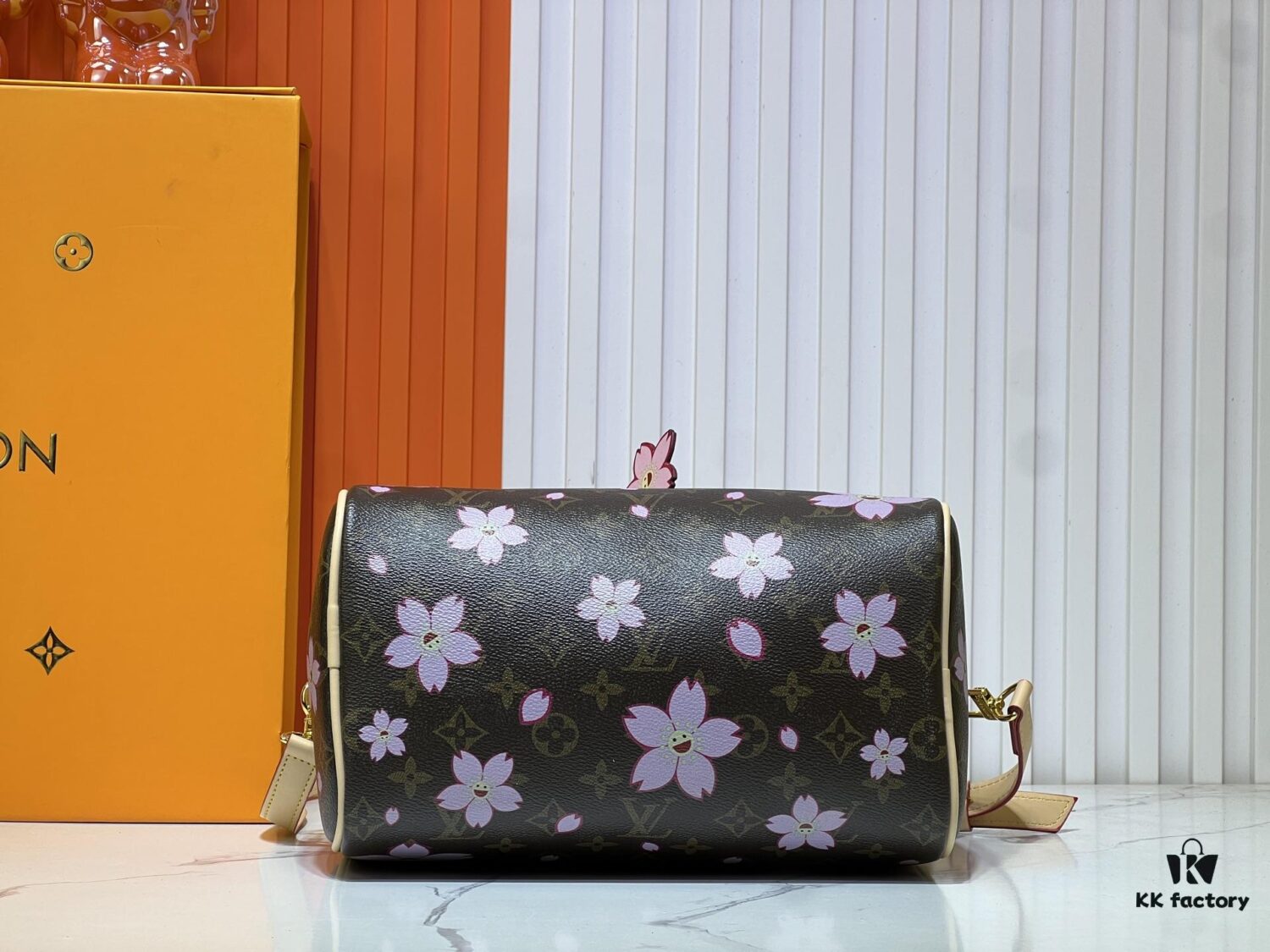 Upgraded Original M13805 M13257 M40390 LV x Murakami Collaboration Cherry Blossom 🌸 Nano Speedy Bag