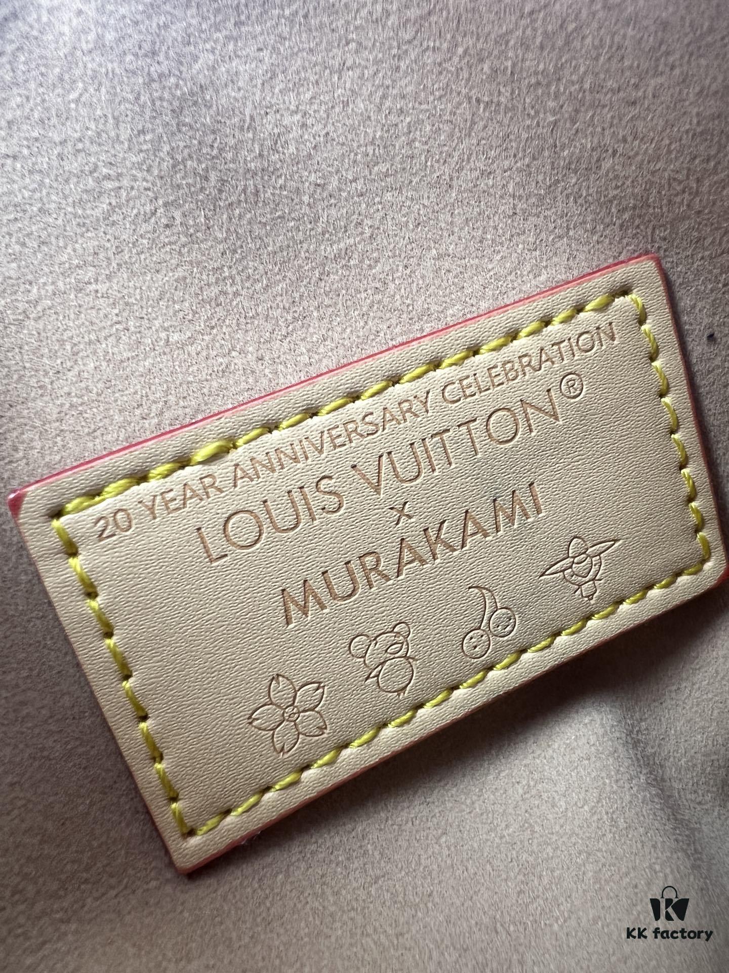 Upgraded Original M13805 M13257 M40390 LV x Murakami Collaboration Cherry Blossom 🌸 Nano Speedy Bag