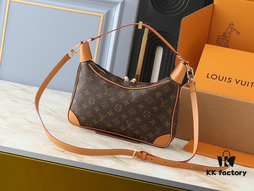 Upgraded Original M14196 Monogram Unisex Soft Leather Horn Hobo Bag – LV Horn Collection 2025 Early Spring Series