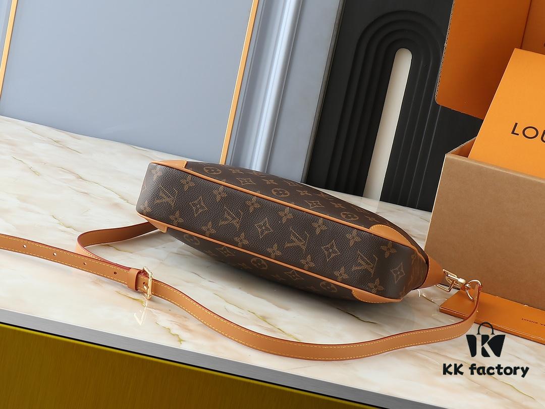 Upgraded Original M14196 Monogram Unisex Soft Leather Horn Hobo Bag – LV Horn Collection 2025 Early Spring Series