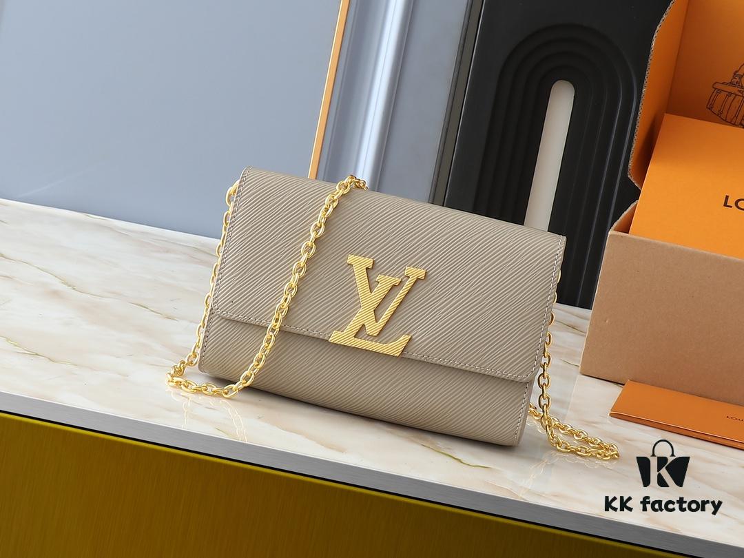 Upgraded Original M23756 Black, M12788 Black, M12789 Khaki Pochette Louise Chain Bag