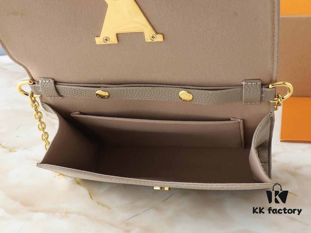 Upgraded Original M23756 Black, M12788 Black, M12789 Khaki Pochette Louise Chain Bag