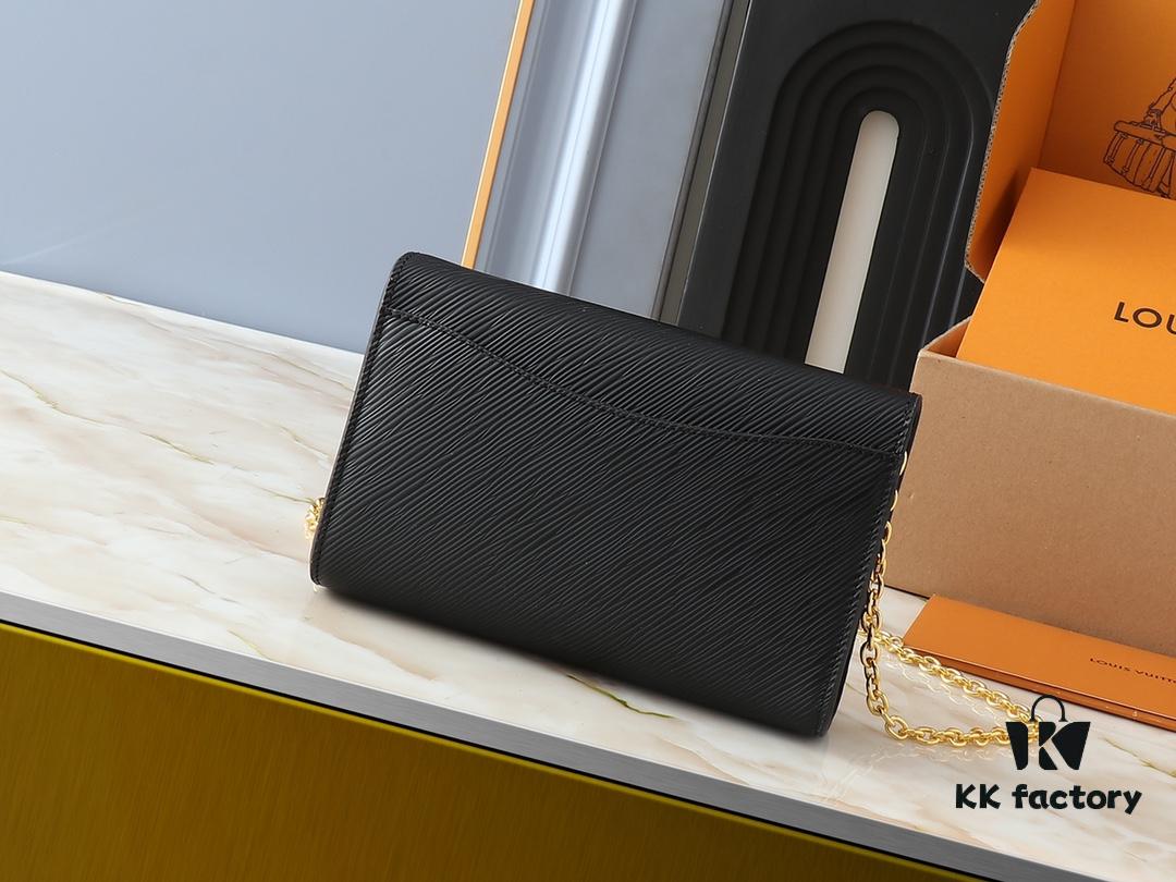 Upgraded Original M23756 Black, M12788 Black, M12789 Khaki Pochette Louise Chain Bag