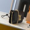 Upgraded Original M23756 Black, M12788 Black, M12789 Khaki Pochette Louise Chain Bag