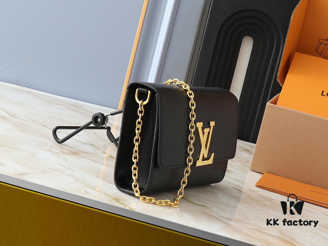 Upgraded Original M23756 Black, M12788 Black, M12789 Khaki Pochette Louise Chain Bag