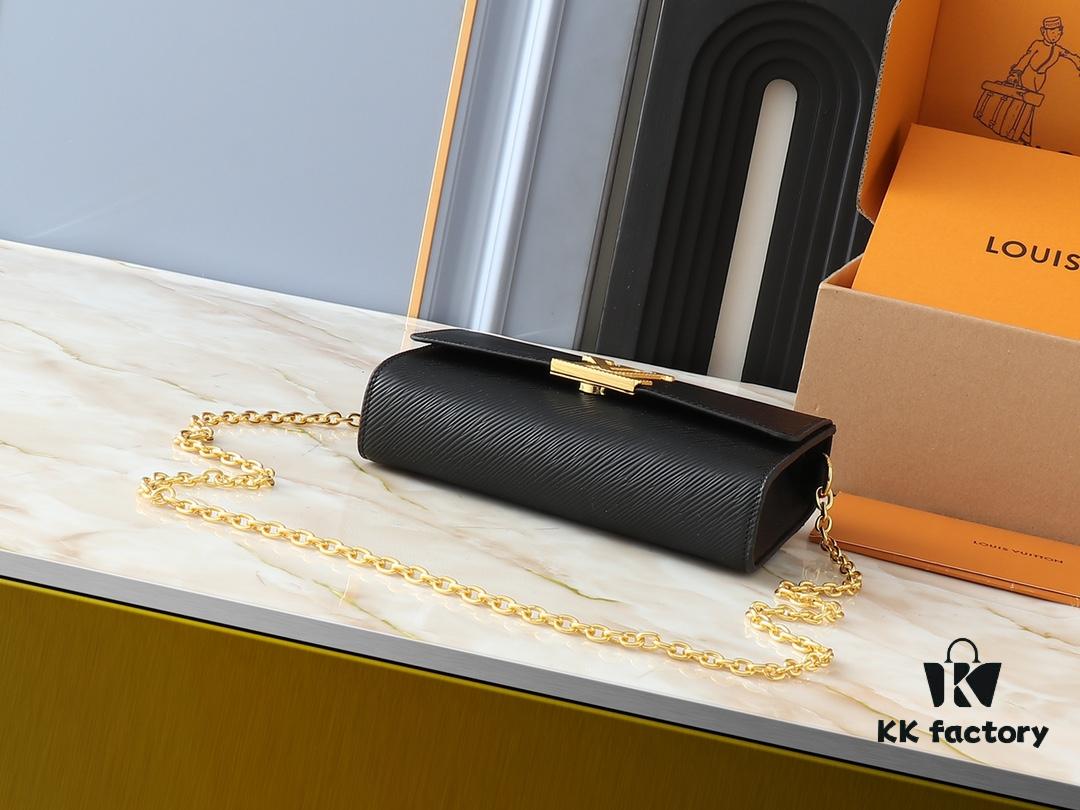 Upgraded Original M23756 Black, M12788 Black, M12789 Khaki Pochette Louise Chain Bag