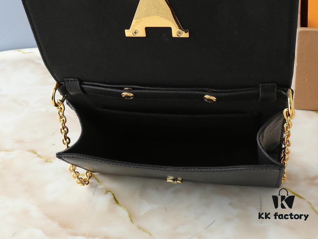 Upgraded Original M23756 Black, M12788 Black, M12789 Khaki Pochette Louise Chain Bag