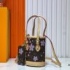 M81489 Lv Longshang Village Cherry Blossom Upgrade Nano Bucket Bag from Match Collection