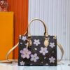 M45659 M13668!🔥Lv & Murakami Panda Cherry Blossom 🌸 OnTheGo Small Model New Version