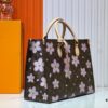M45039 M13668!🔥Lv & Murakami Cherry Blossom 🌸 OnTheGo New Version Legendary ONTHEGO Tote Bag