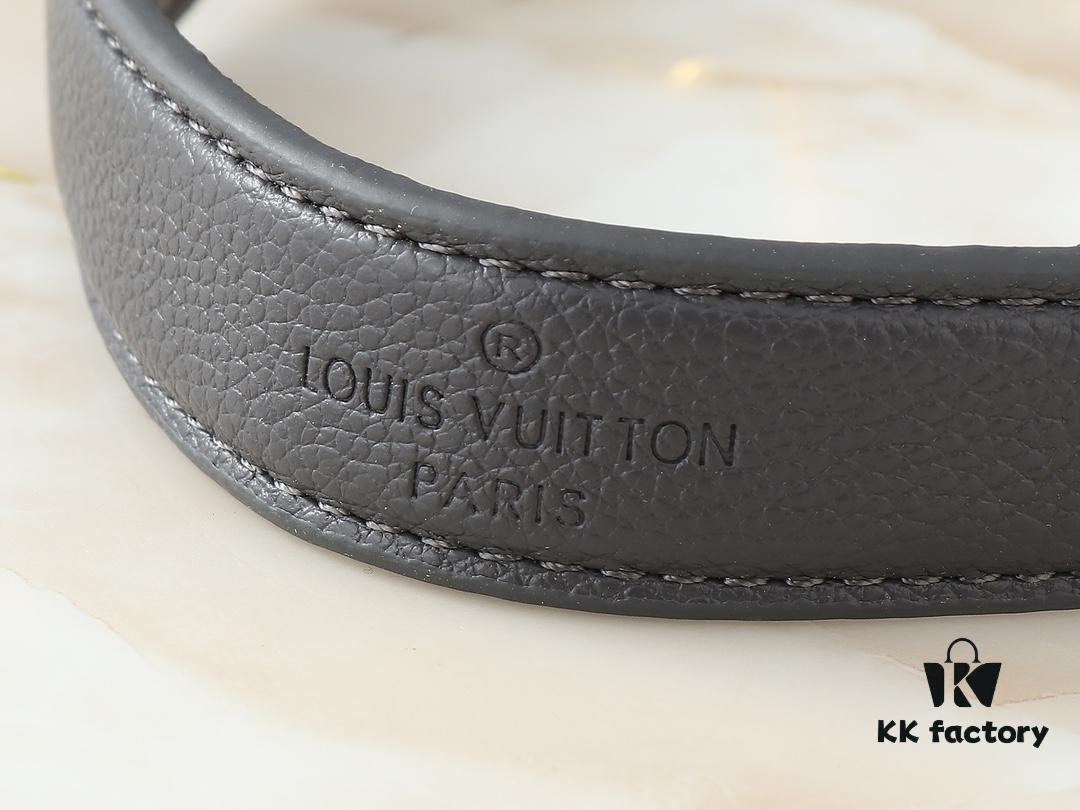 Upgraded Original 🔥Chain Strap🔥 M12174 Pochette Sèvres from LV Ski Collection, Ready to Shine in 'Glittering' Gunmetal Tone