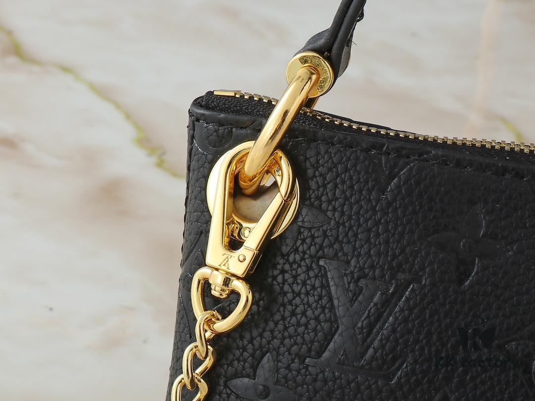 Upgraded Original 🔥Chain Strap🔥 M12174 This Pochette Sèvres Belongs to the LV Ski Collection, Ready to Shine in a 'Glittering' Gun-Metallic Tone