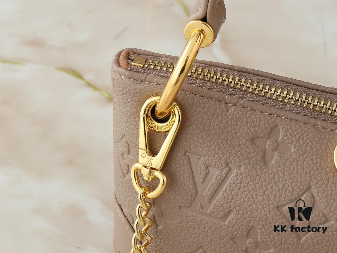 Upgraded Original 🔥Chain Strap🔥 M12174 Pochette Sèvres in LV Ski Collection, Shining in Sleek Gunmetal Tone