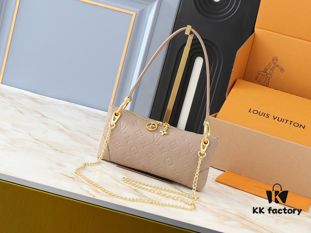 Upgraded Original 🔥Chain Strap🔥 M12174 Pochette Sèvres in LV Ski Collection, Shining in Sleek Gunmetal Tone