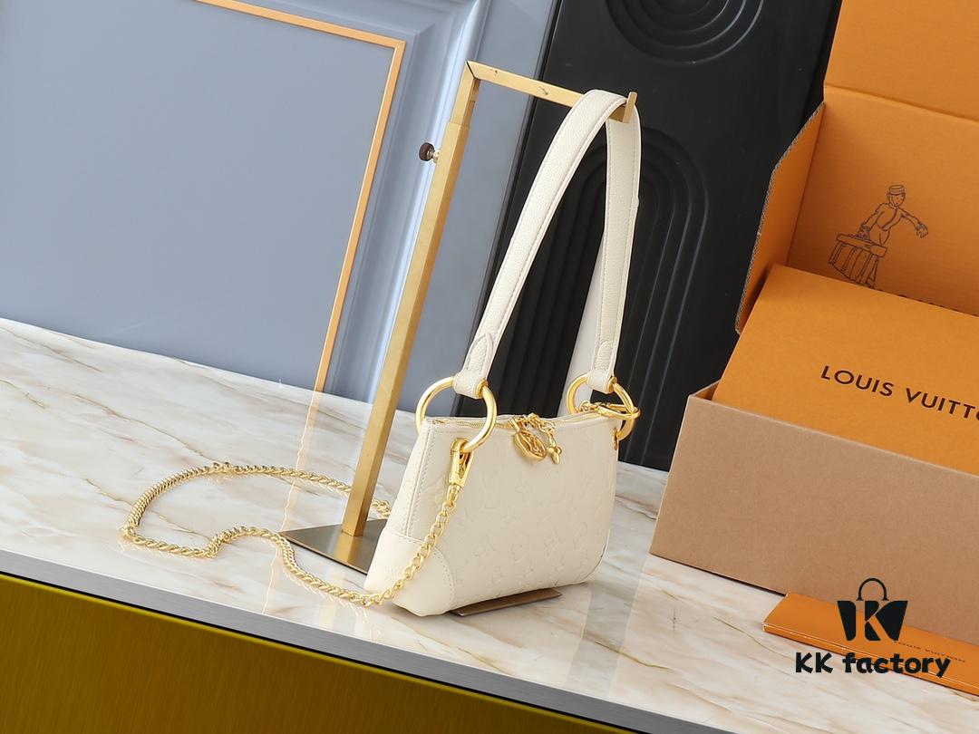 Upgraded Original 🔥Chain Strap🔥 M12174 Pochette Sèvres from LV Ski Collection, Ready to Shine in 'Lustrous' Gun-Metallic Tone