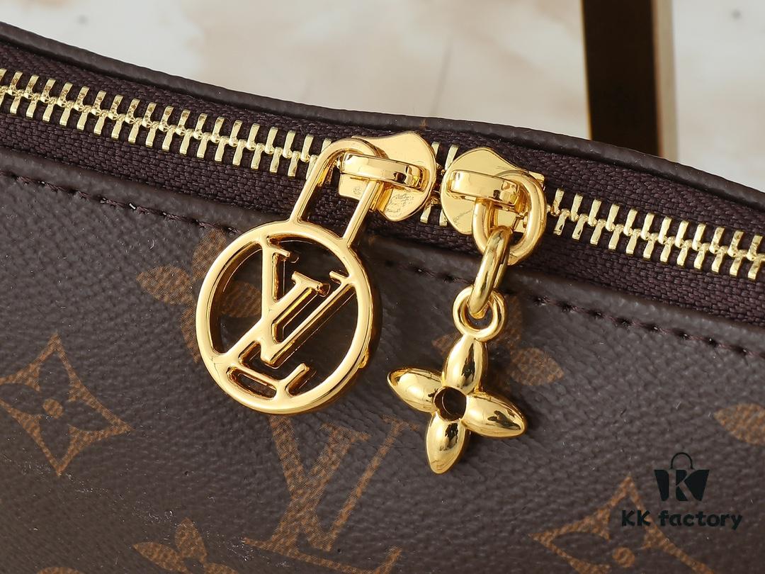 Upgraded Original 🔥Chain Strap🔥 M12174 Pochette Sèvres from LV Ski Collection, Ready to Shine in 'Glittering' Gunmetal Tone