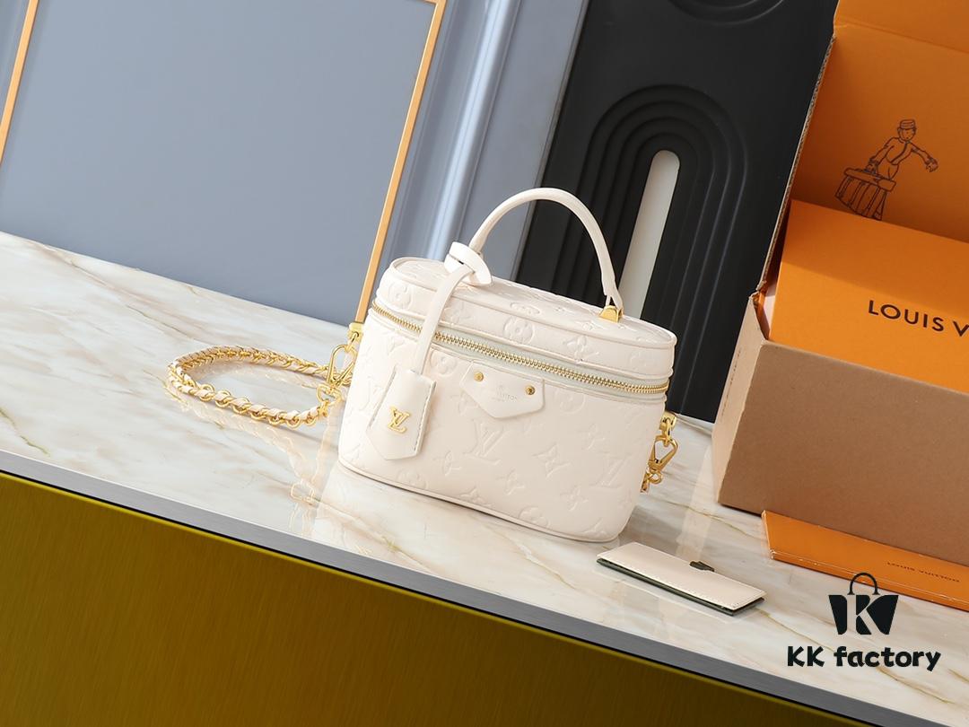 Upgraded Original M25219 White M25123 Black Vanity CC Small Handbag