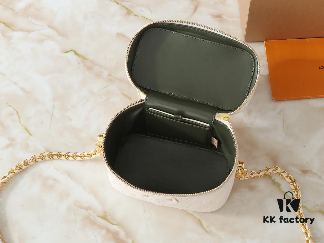 Upgraded Original M25219 White M25123 Black Vanity CC Small Handbag