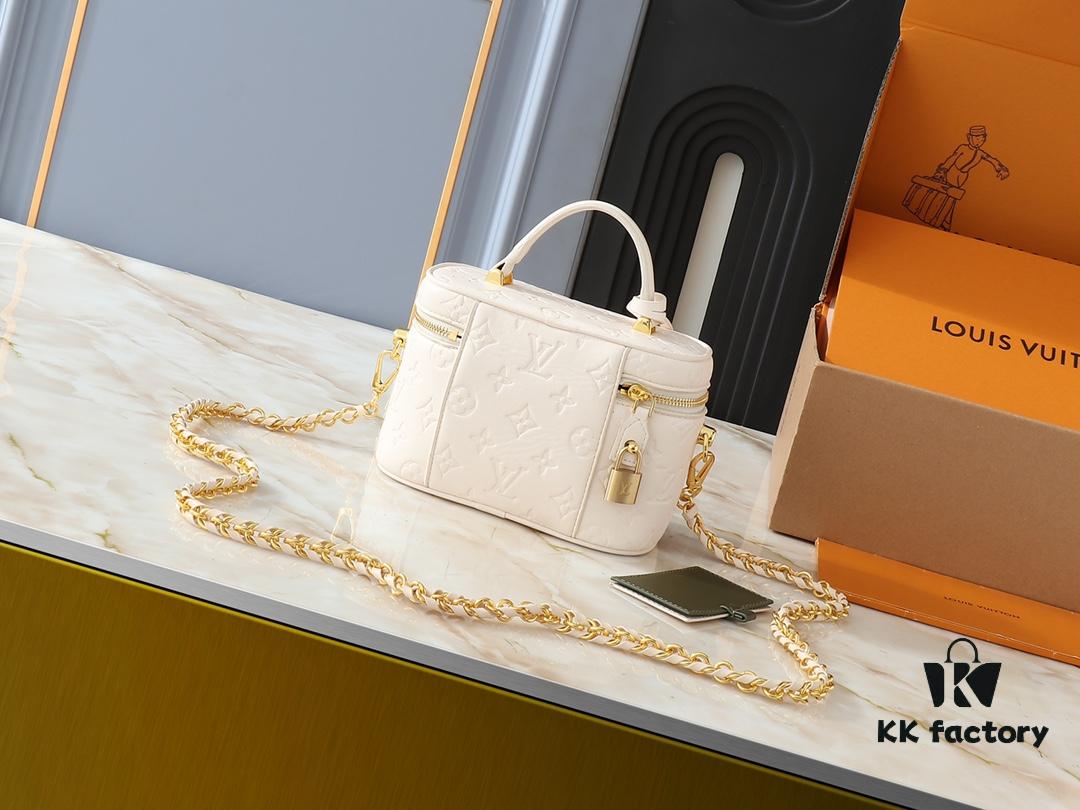 Upgraded Original M25219 White M25123 Black Vanity CC Small Handbag