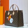 M45039 M13668!🔥Lv & Murakami 🐼 Panda Print OnTheGo New Version Legendary ONTHEGO Tote Bag