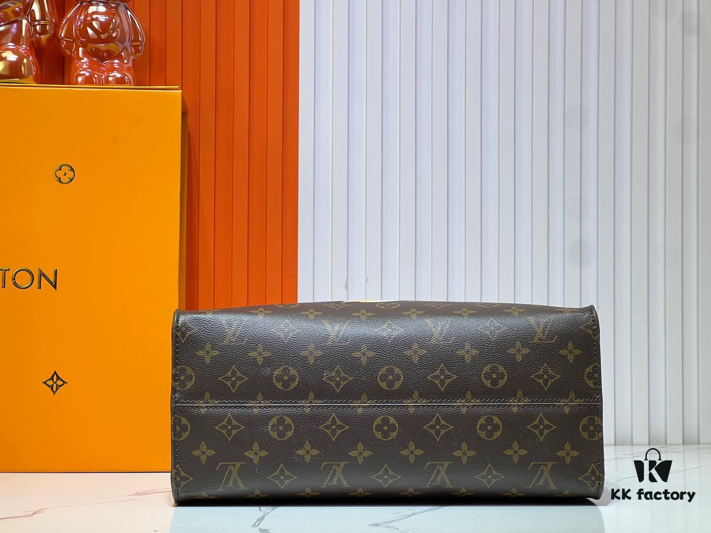 M45039 M13668!🔥Lv & Murakami 🐼 Panda Print OnTheGo New Version Legendary ONTHEGO Tote Bag