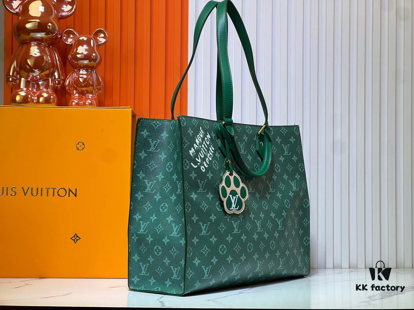 M12683 Sac Plat 24H Bag in Vibrant Monogram Heritage Canvas