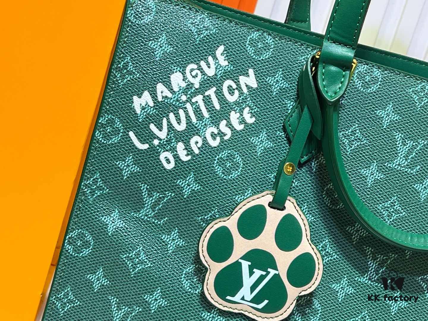 M12683 Sac Plat 24H Bag in Vibrant Monogram Heritage Canvas