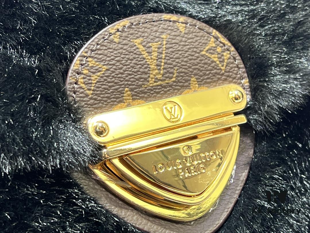 Upgraded Original M12097 M12192 M46829 Sunset Bag Crafted in Soft Shearling