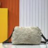 Upgraded Original M12097 M12192 M46829 Sunset Bag Crafted in Soft Shearling