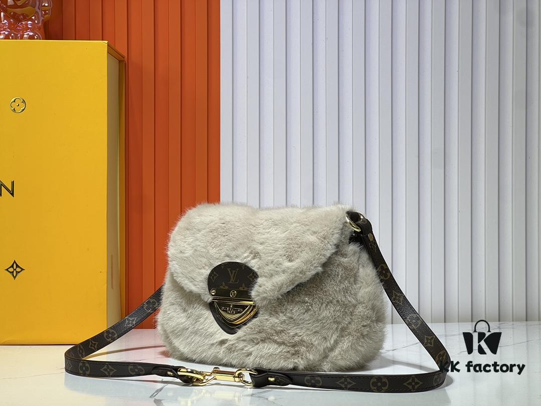 Upgraded Original M12097 M12192 M46829 Sunset Bag Crafted in Soft Shearling