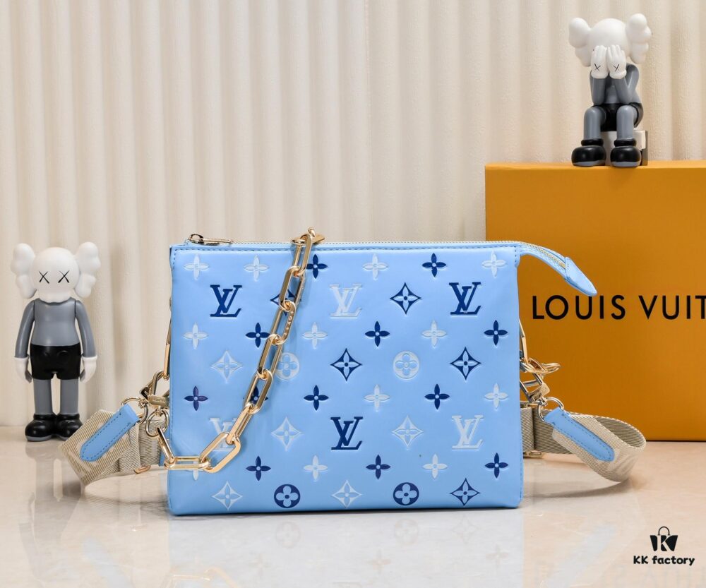 Exclusive Real Shot - Upgraded Version ‼️ M21353 Printed 57790 Small Coussin Handbag in Monogram Embossed Lambskin