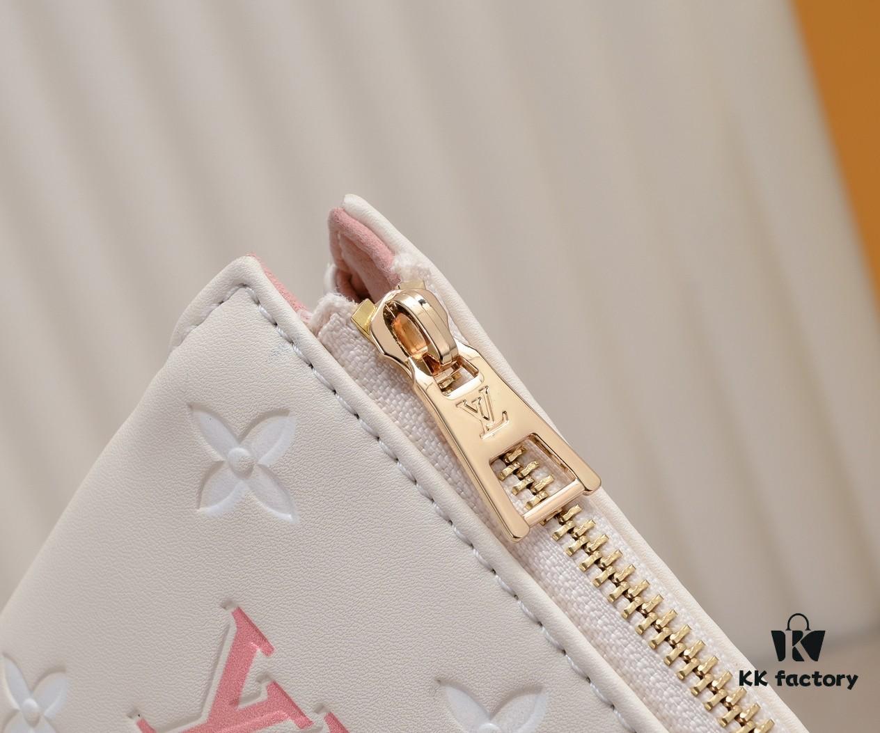 Exclusive Real Shot - Upgraded Version ‼️ M21353 Printed 57790 Small Coussin Handbag in Monogram Embossed Lambskin