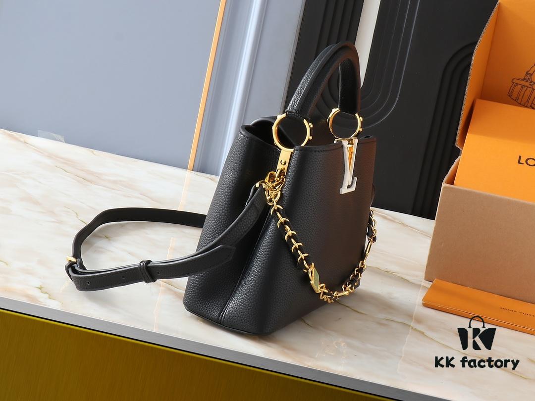 Upgraded Original M23949 M23950 M24471 M23951 Capucines BB Handbag with Elegant Lovelock Chain