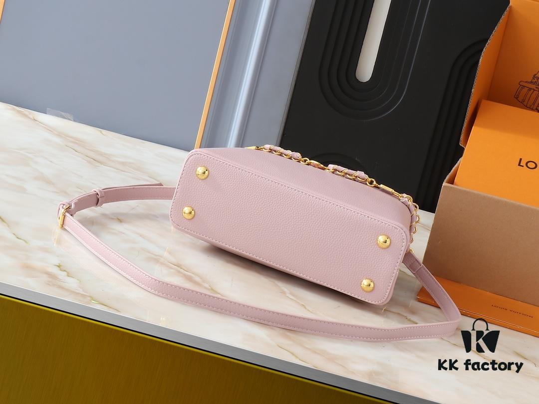 Upgraded Original M23949 M23950 M24471 M23951 Capucines BB Bag with Elegant Lovelock Chain