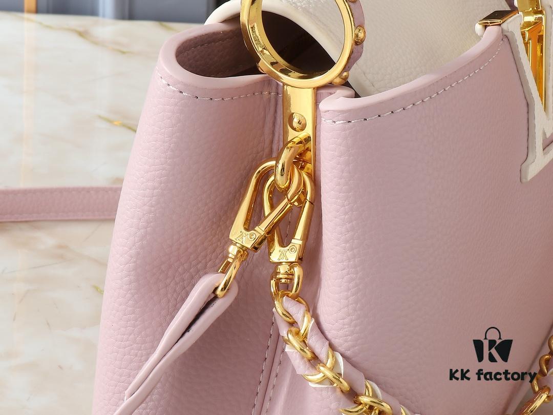 Upgraded Original M23949 M23950 M24471 M23951 Capucines BB Bag with Elegant Lovelock Chain