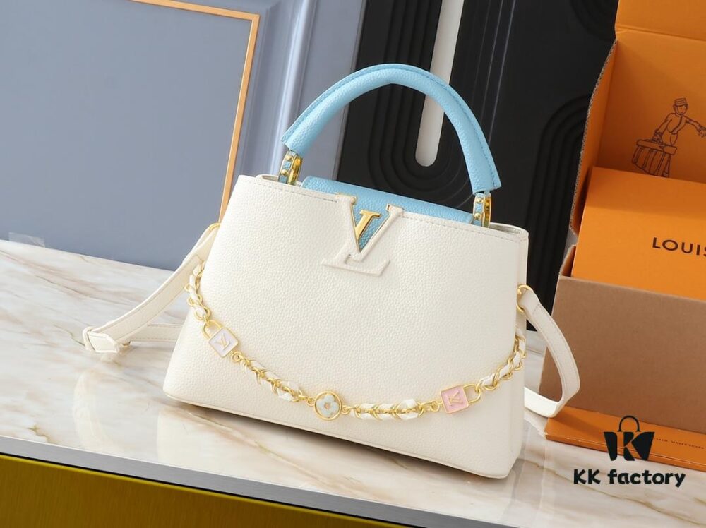 Upgraded Original M23949 M23950 M24471 M23951 Capucines BB Bag with Lovelock Chain