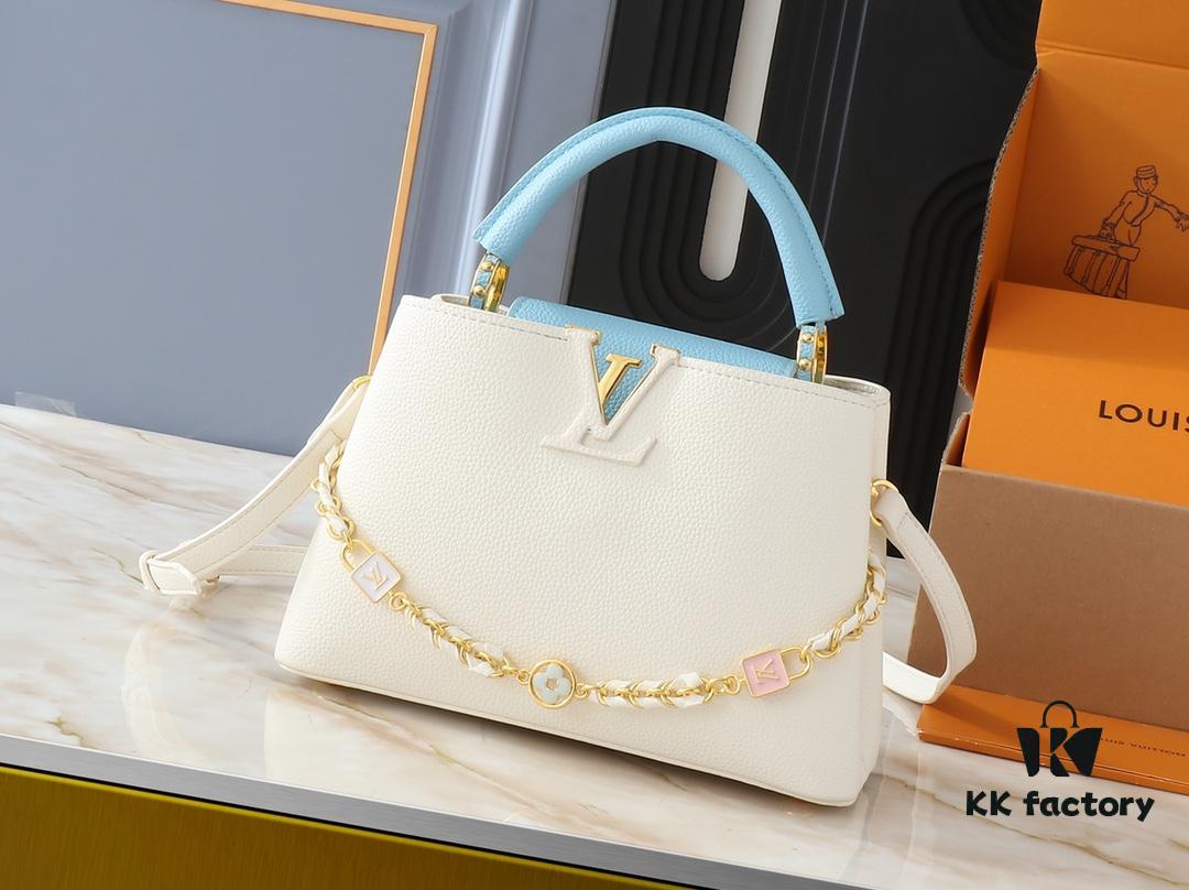 Upgraded Original M23949 M23950 M24471 M23951 Capucines BB Bag with Lovelock Chain