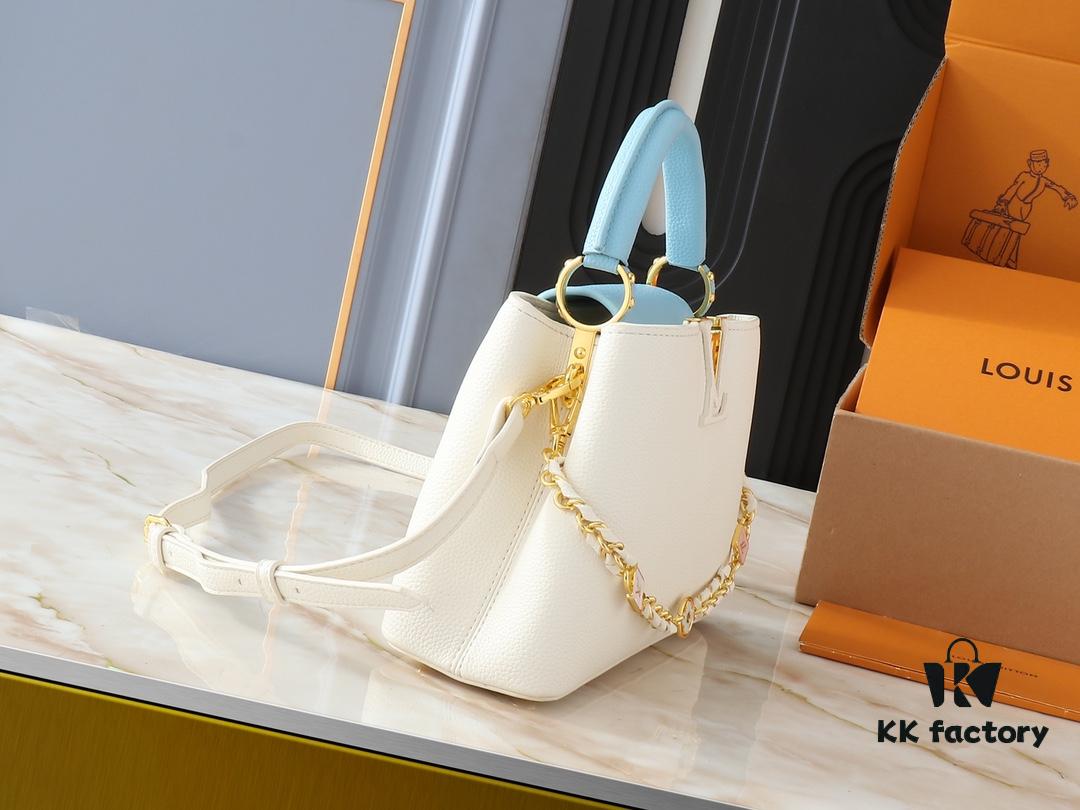 Upgraded Original M23949 M23950 M24471 M23951 Capucines BB Bag with Lovelock Chain